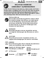 Preview for 5 page of Medisana LT 470 Instruction Manual