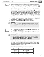 Preview for 11 page of Medisana LT 470 Instruction Manual