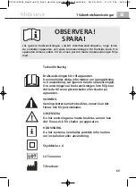 Предварительный просмотр 69 страницы Medisana Manilux L Instruction Manual