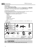 Preview for 90 page of Medisana Massage office chair MSO Manual