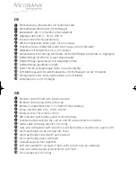 Preview for 4 page of Medisana MBH Instruction Manual