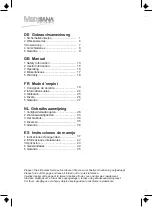 Preview for 2 page of Medisana MC 812 Instruction Manual