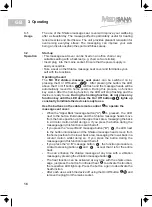 Предварительный просмотр 22 страницы Medisana MC 812 Instruction Manual