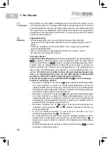 Предварительный просмотр 40 страницы Medisana MC 812 Instruction Manual