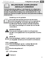 Preview for 69 page of Medisana MC 818 Instruction Manual