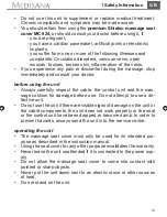 Preview for 21 page of Medisana MC 824 Instruction Manual