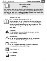 Preview for 89 page of Medisana MC 824 Instruction Manual