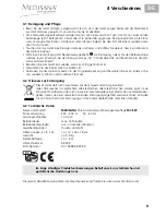 Preview for 17 page of Medisana MC 825 Instruction Manual