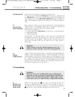 Preview for 7 page of Medisana MEDIBREEZE Instruction Manual