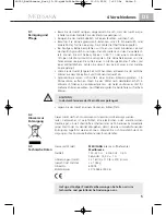 Preview for 9 page of Medisana MEDIBREEZE Instruction Manual