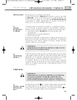 Preview for 31 page of Medisana MEDIBREEZE Instruction Manual