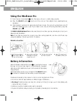 Preview for 16 page of Medisana Medinose Pro 45062 Manual