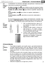 Предварительный просмотр 37 страницы Medisana MP 810 Instruction Manual