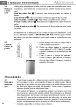 Предварительный просмотр 44 страницы Medisana MP 810 Instruction Manual