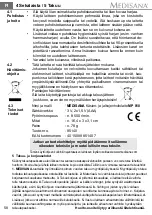 Предварительный просмотр 58 страницы Medisana MP 810 Instruction Manual