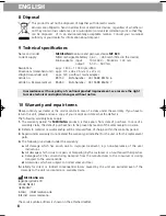 Preview for 10 page of Medisana MP 820 Instruction Manual