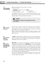 Preview for 16 page of Medisana MTA 51005 Manual