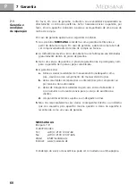 Preview for 64 page of Medisana MTA 51005 Manual