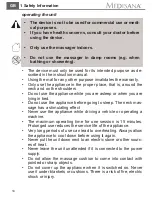 Preview for 20 page of Medisana NM 865 Instruction Manual