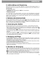 Preview for 5 page of Medisana NM 870 Manual