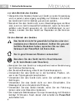 Preview for 8 page of Medisana PowerRoll Instruction Manual