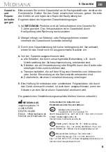 Preview for 13 page of Medisana PR-F90 Instruction Manual