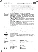 Preview for 11 page of Medisana PS 425 Instruction Manual