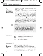 Preview for 16 page of Medisana PSM 40445 Instruction Manual