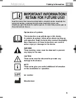 Preview for 19 page of Medisana PSM 40446 Instruction Manual