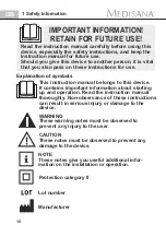 Preview for 14 page of Medisana VibrationBall Instruction Manual