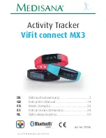 Medisana ViFit connect MX3 Instruction Manual preview