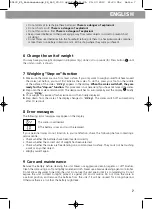 Preview for 9 page of Medisana XL Personal Scale PS 460 Manual