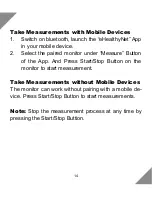 Preview for 14 page of MediSen MBP-012-B User Manual