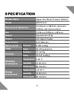 Preview for 17 page of MediSen MBP-012-B User Manual