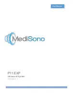 MediSono P11 EXP User Manual preview