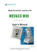 Preview for 1 page of Medist MEVACS M90 User Manual