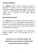 Preview for 4 page of MediSure Blood glucose monitoring system Manual