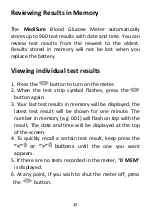 Preview for 17 page of MediSure Blood glucose monitoring system Manual