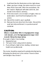 Preview for 24 page of MediSure Blood glucose monitoring system Manual