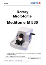 Предварительный просмотр 1 страницы Medite Meditome M 530 Manual