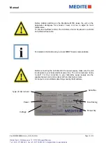 Предварительный просмотр 11 страницы Medite Meditome M 530 Manual