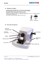 Предварительный просмотр 12 страницы Medite Meditome M 530 Manual