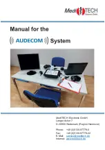 Meditech Electronic AUDECOM 10095 Manual preview