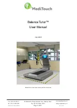 Preview for 1 page of MediTouch BalanceTutor BT100 User Manual