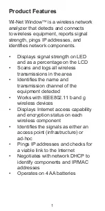 Предварительный просмотр 19 страницы MEDITRONIK Wi-Net Window Operating Instructions Addendum