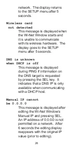 Предварительный просмотр 44 страницы MEDITRONIK Wi-Net Window Operating Instructions Addendum