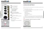 Предварительный просмотр 11 страницы Meditub 3060WCA Installation & Operating Instructions Manual