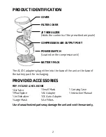 Preview for 3 page of Medline AEROMIST TREK HCS2GO Instruction Manual