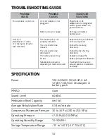 Preview for 11 page of Medline AEROMIST TREK HCS2GO Instruction Manual