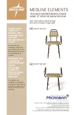 Preview for 1 page of Medline Elements MDS89740ELMB User Instructions And Warranty